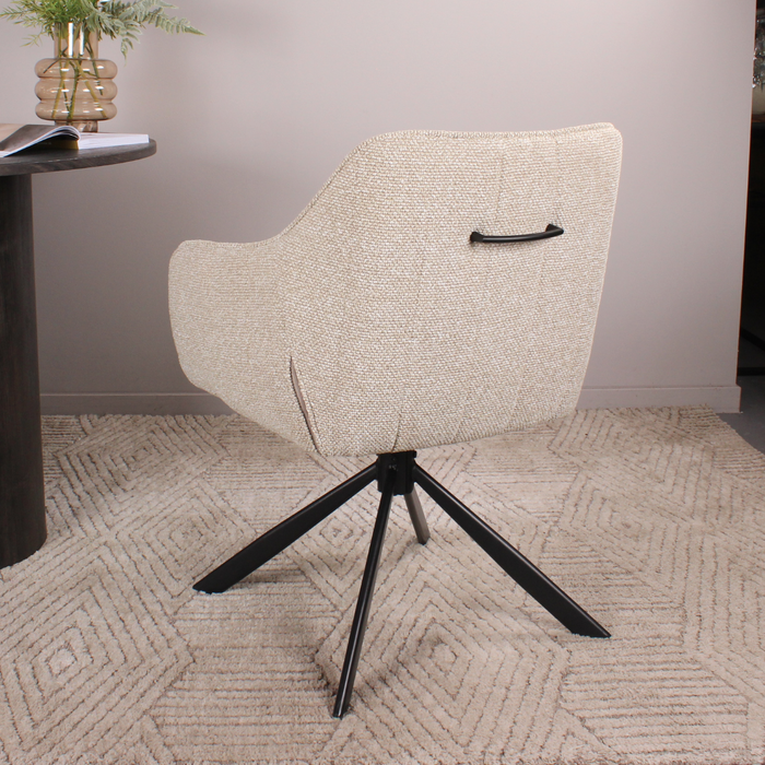 DS4U Seff armstoel terugdraai - champagne