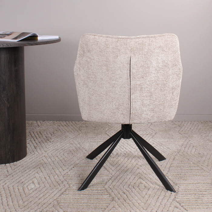 DS4U Lucky armstoel terugdraai - champagne