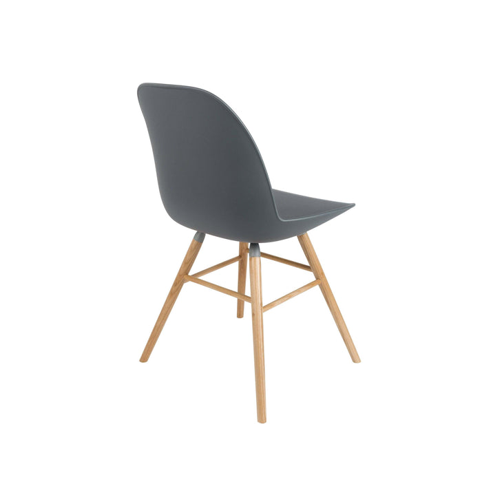 Zuiver Albert Kuip Eetkamerstoelen Donkergrijs - Set van 2