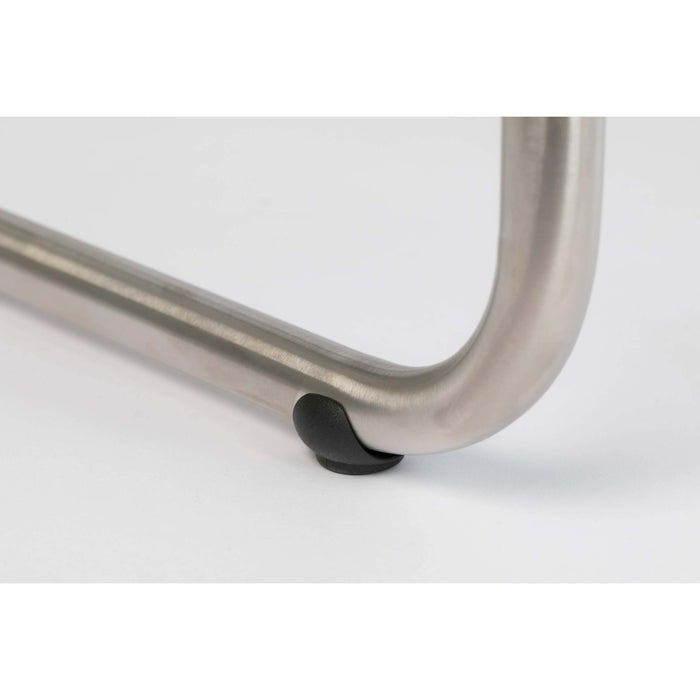 Zuiver Ridge Rib Brushed Stoel Grijs - Set van 2