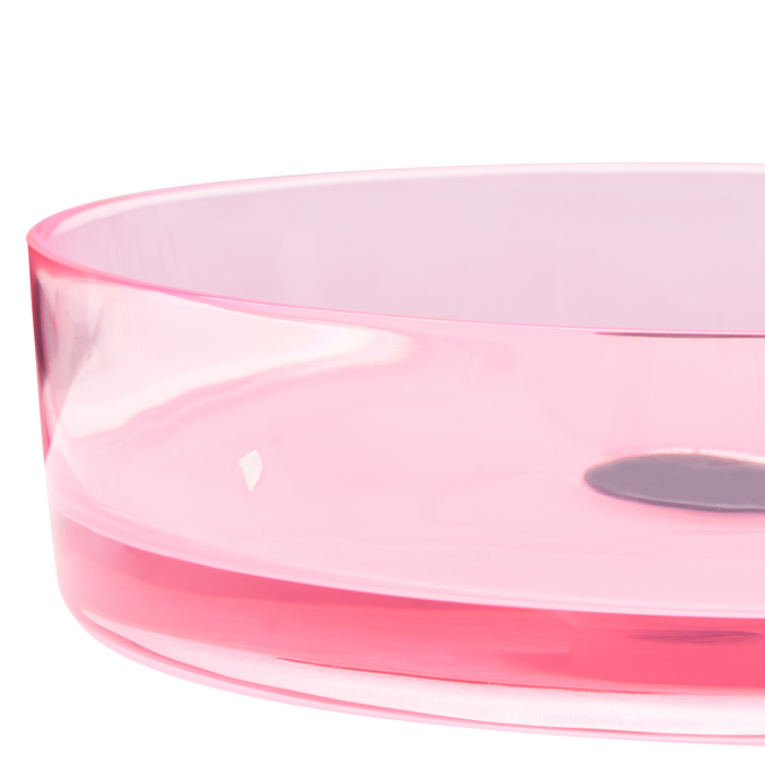 Beliani - TOLOSA - Wastafel - Roze - Solid surface