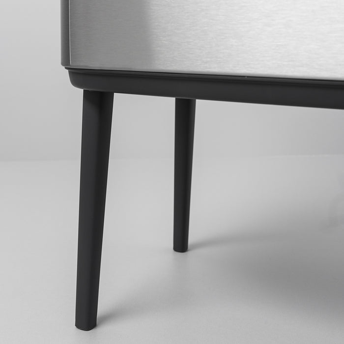 Brabantia Bo Touch Bin Afvalemmer 11 + 23 L - Vingerafdrukvrij - Zilver