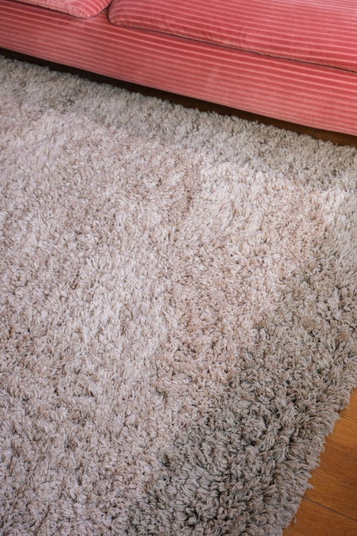 Hoogpolig vloerkleed Pilo groen|beige polyester Interieur05