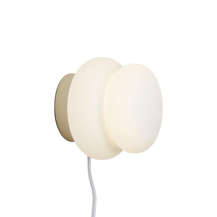 QAZQA Japandi tafellamp beige met opaal glas 15cm - Kumo