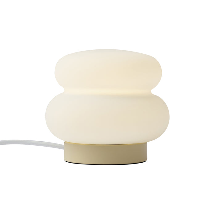 QAZQA Japandi tafellamp beige met opaal glas 15cm - Kumo