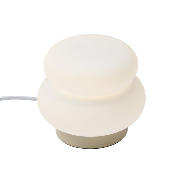 QAZQA Japandi tafellamp beige met opaal glas 15cm - Kumo