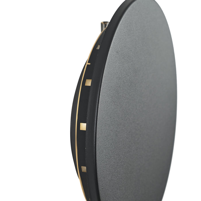 QAZQA Buiten wandlamp zwart incl. LED IP54 - Soleil