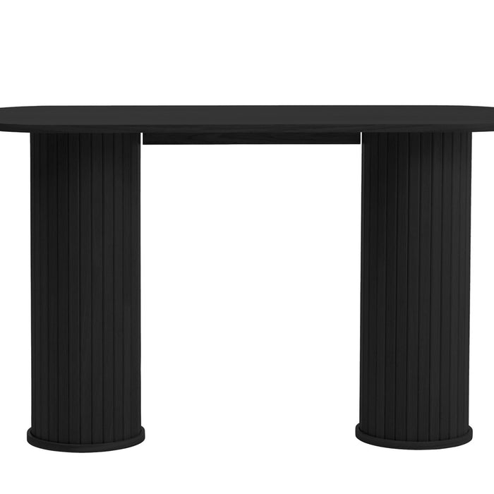 Giga Living - Sidetable Zwart Eikenhout - 130x40x75cm - Nola