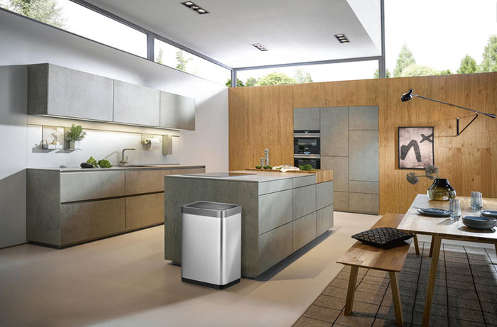 EKO Mirage X Sensor Bin 47 liter - RVS - Mat