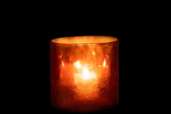 J-Line windlicht Spiegel - glas - goud - extra large