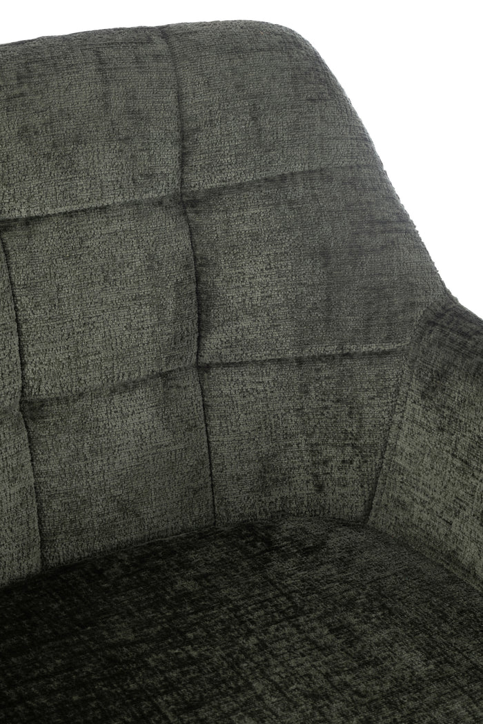 J-Line stoel Louna - ijzer|acryl - groen