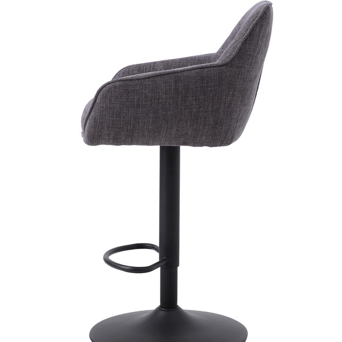 Giga Living - Barstoel Antraciet - Verstelbaar - Avola - Set van 2