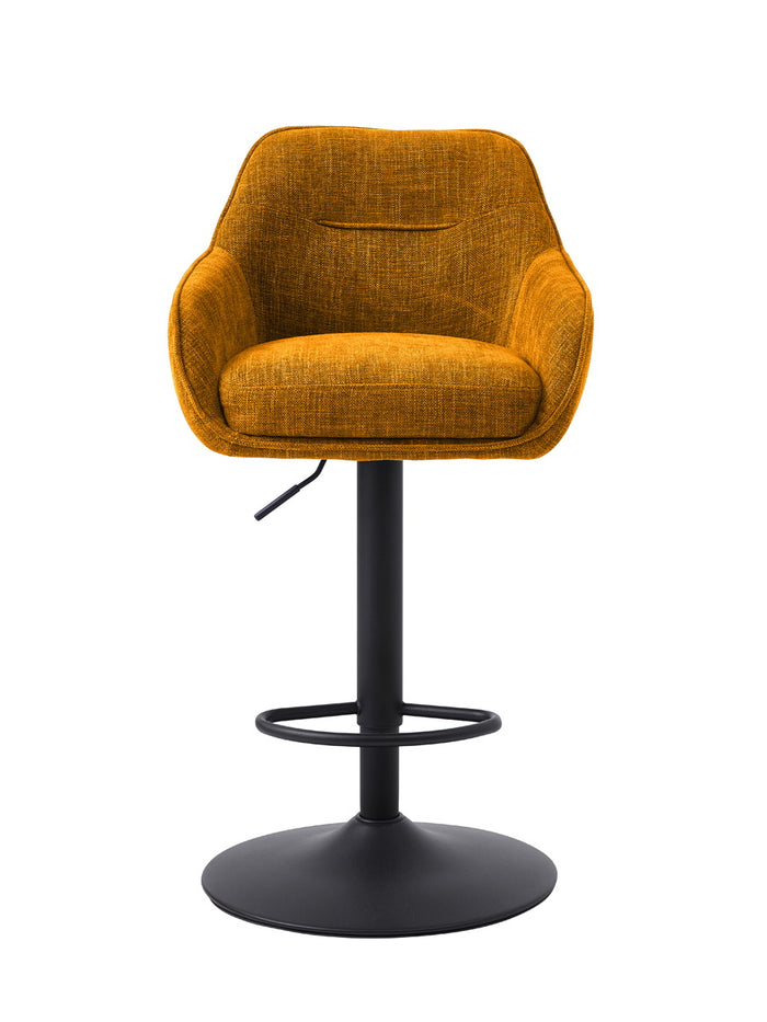 Giga Living - Barstoel Oranje - Verstelbaar - Avola - Set van 2