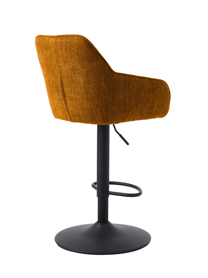 Giga Living - Barstoel Oranje - Verstelbaar - Avola - Set van 2