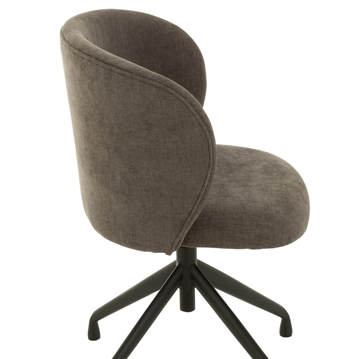 J-Line stoel Turn|Up|Down - textiel - donkergrijs