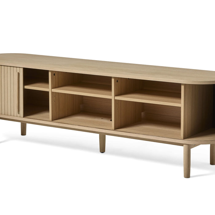 Giga Living - Tv-Meubel Licht Eikenhout - 180x40x55,6cm - Meta