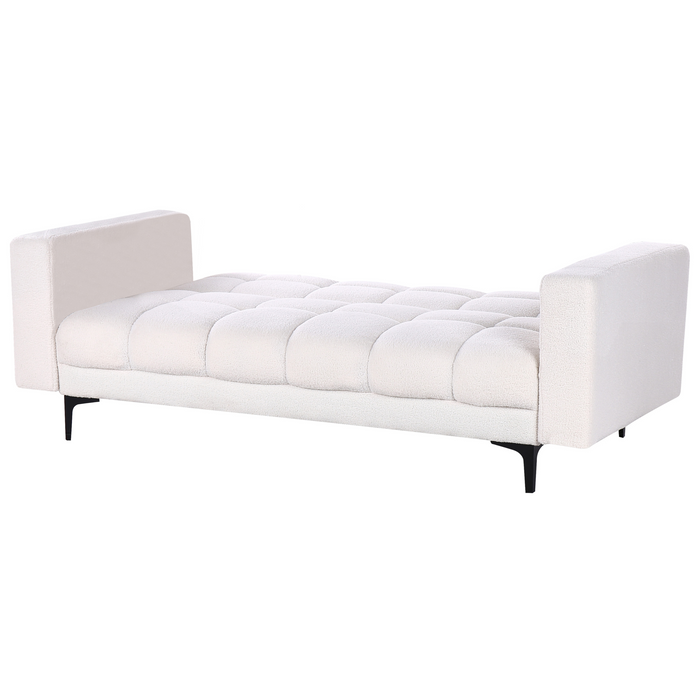 Beliani - ALNES - Slaapbank - Wit - Polyester