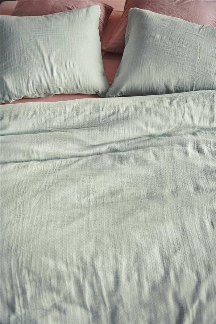 At Home Dekbedovertrek Mousseline Katoen Optimism - blue grey