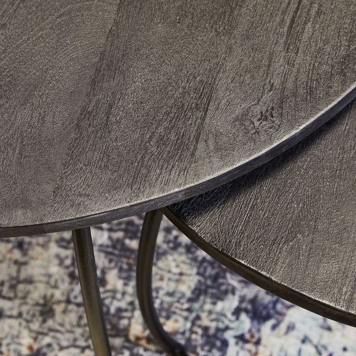 Starfurn Salontafel Coco Black | Set van 2 | Rond