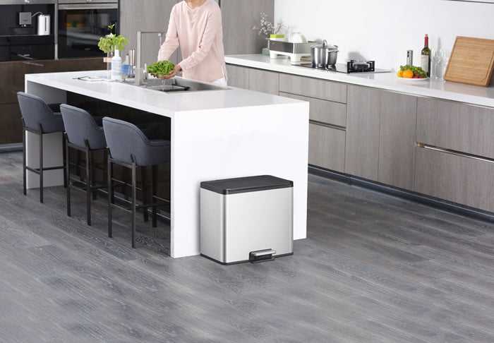 EKO Vuilnisbak Zilver