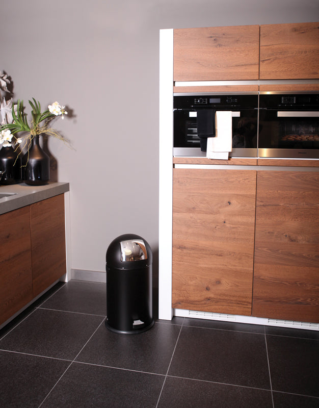 EKO Vuilnisbak Mat zwart