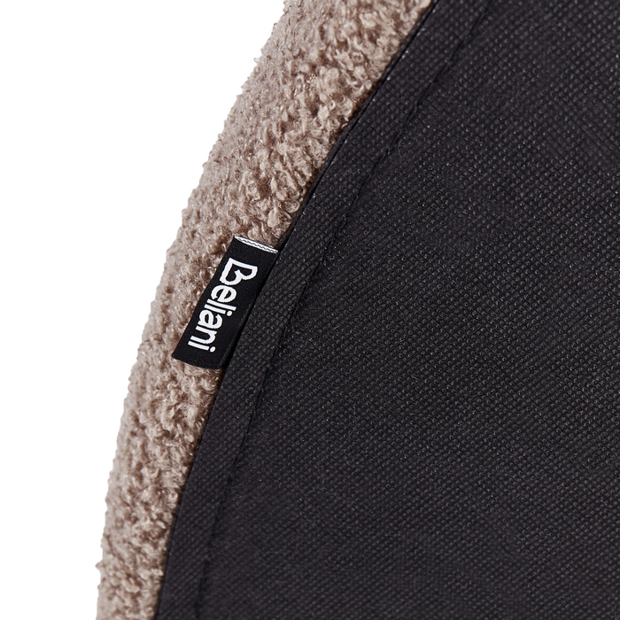 Beliani-VAUCLUSE-Bed met opbergruimte-Taupe-160 x 200 cm-Bouclé