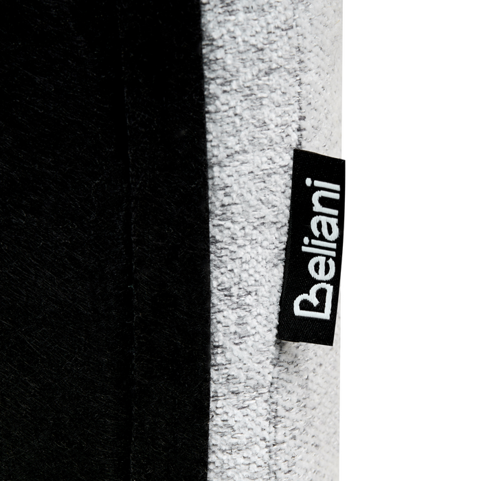 Beliani-BLAGNAC-Bed met opbergruimte-Lichtgrijs-160 x 200 cm-Stof