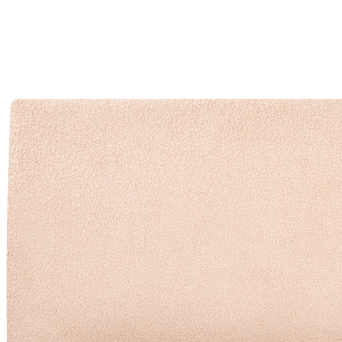 Beliani - ORBEY - Bed met opbergruimte - Beige - 180 x 200 cm - Bouclé