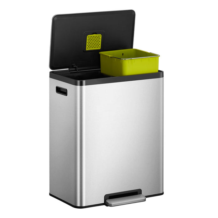 EKO - EcoCasa 2 recycling pedaalemmer 30+30 liter