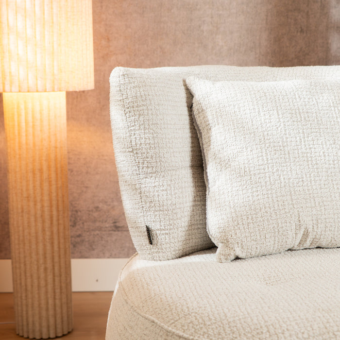 Bronx71 Fauteuil Fallon draaibaar gemêleerde stof beige