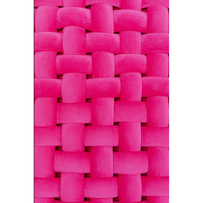 Kare Design Weave bank - roze - fluweel