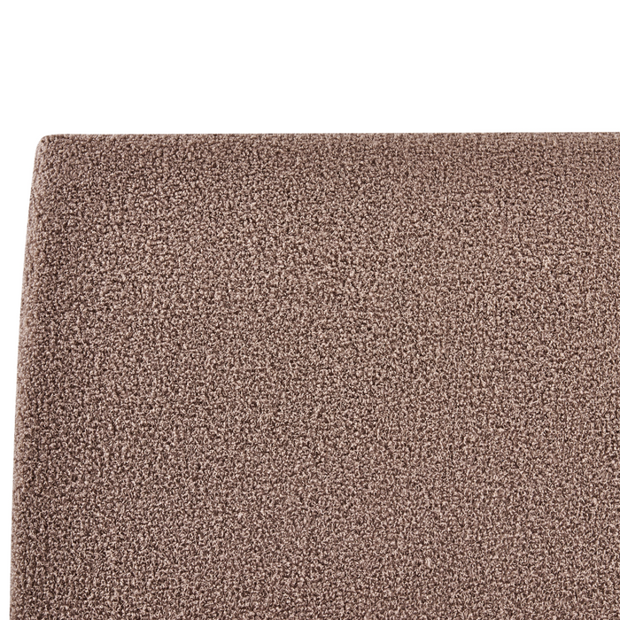 Beliani - ORBEY - Bed met opbergruimte - Bruin - 140 x 200 cm - Bouclé