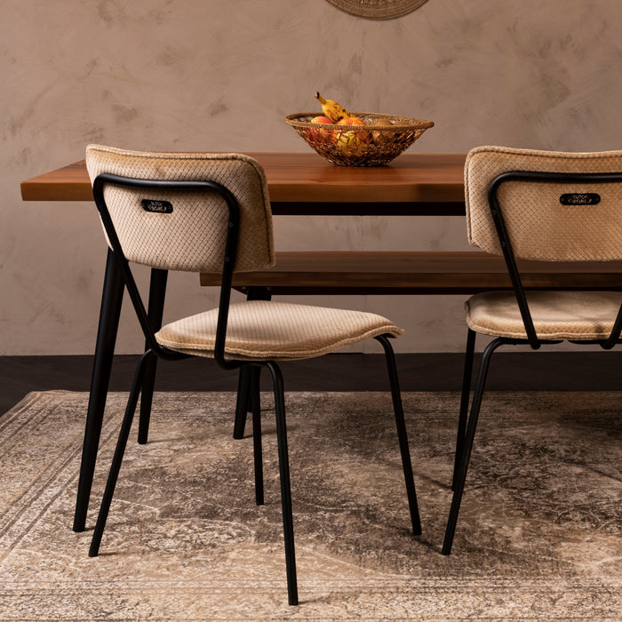 Dutchbone Rugged Vloerkleed 200 x 300 cm - Bruin