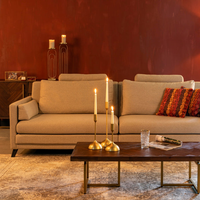 Dutchbone Rugged Vloerkleed 200 x 300 cm - Bruin