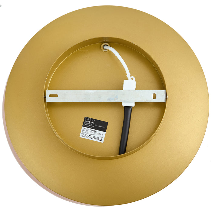 QAZQA Moderne wandlamp koper 34.5cm 2-lichts - Sunrise