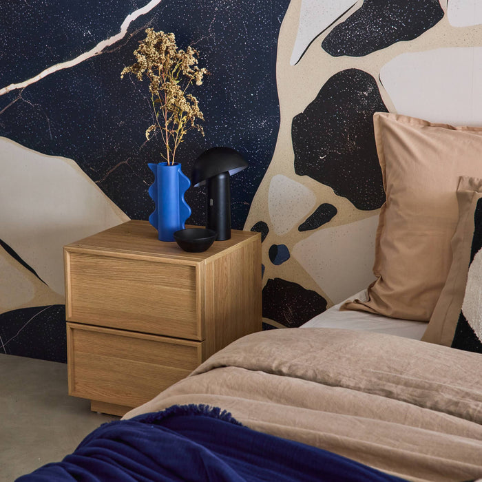 sweeek - Nachtkastje houtlook 2 lades