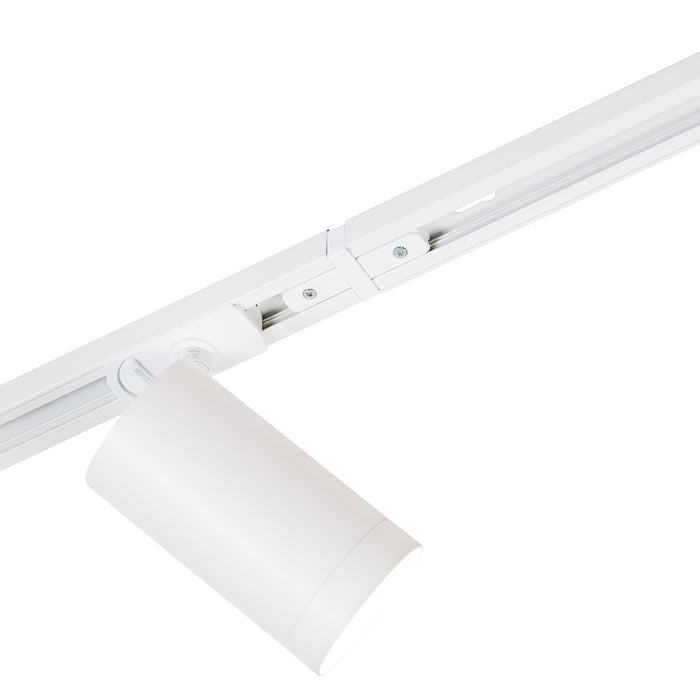 QAZQA Modern railsysteem met 5 spots wit 1-fase GU10 70mm - Iconic