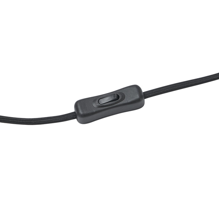 QAZQA Moderne tafellamp zwart 13cm - Cylinder