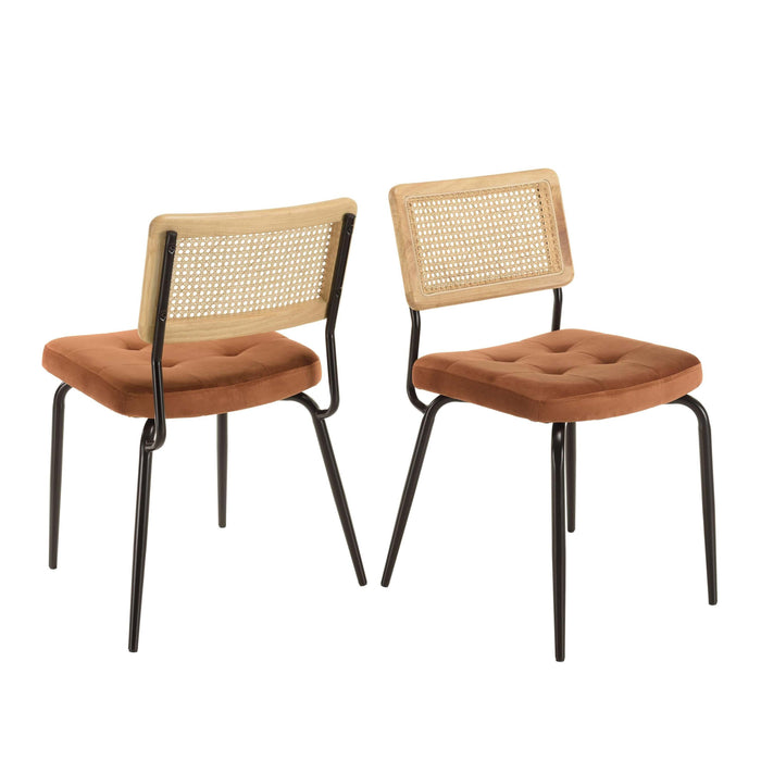 Macabane Set van 2 eetkamerstoelen Agathe