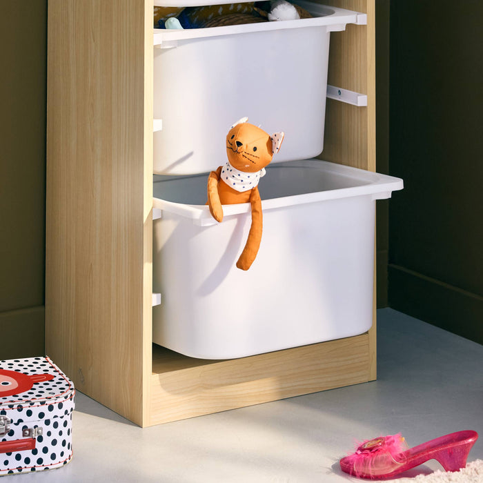 sweeek - Kinderopbergmeubel met 4 opbergbakken