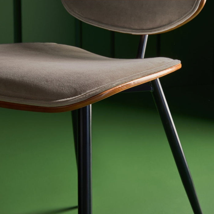 Signature - Eetkamerstoelen Olympia - Set van 6 - Lichtgrijs