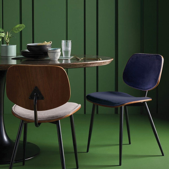 Signature - Eetkamerstoelen Olympia - Set van 6 - Lichtgrijs