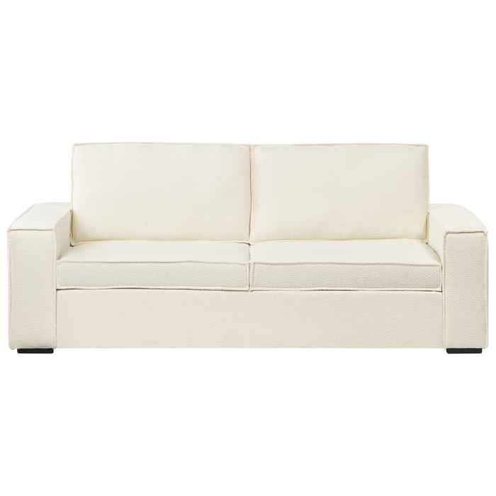 Beliani - VUOKATTI - Slaapbank - Gebroken wit - Bouclé