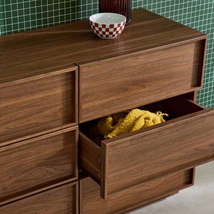 sweeek - Opbergkast houtlook 6 laden