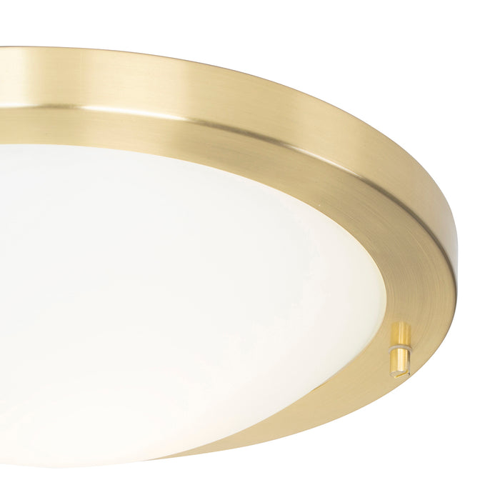 QAZQA Smart plafonnière goud 31 cm IP44 incl. Wifi A60 - Yuma