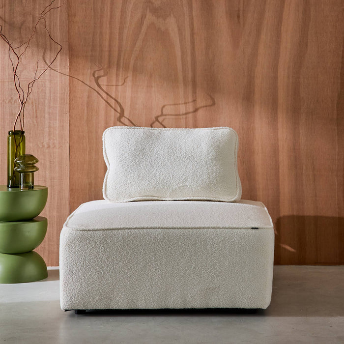 sweeek - Fauteuil boucléstof 1 zitplaats