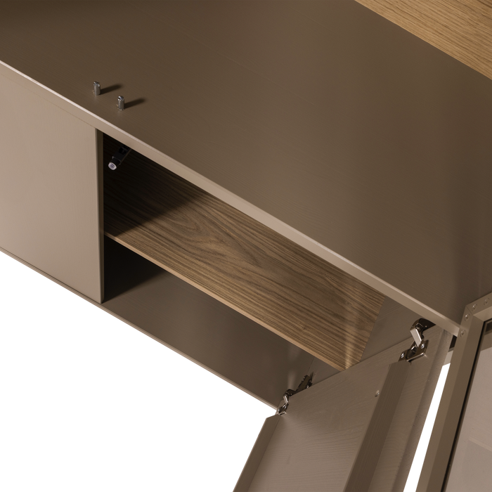 WOOOD Casa Buffetkast - Grenen - Mud - 236x101x40