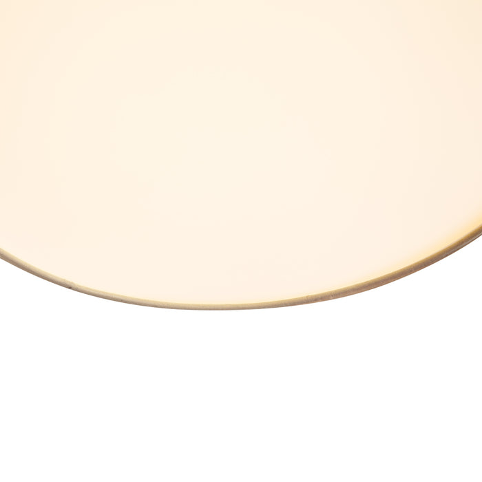 QAZQA Smart plafondlamp beige 35cm incl. LED en afstandsbediening -