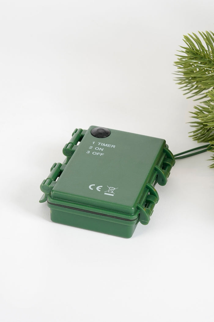 Black Box Trees Nagoya Set van 2 Kerstbomen en 1 Krans - H90 x Ø45 cm