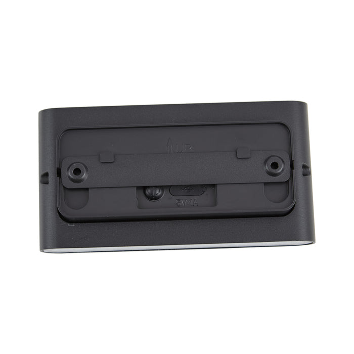 QAZQA Wandlamp zwart magnetisch incl. LED oplaadbaar - Batt